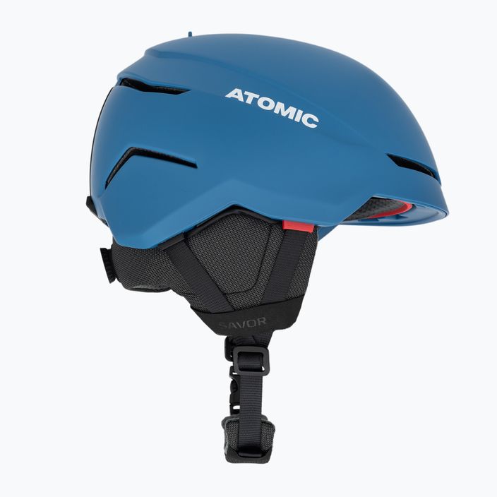 Atomic Savor blue ski helmet 4