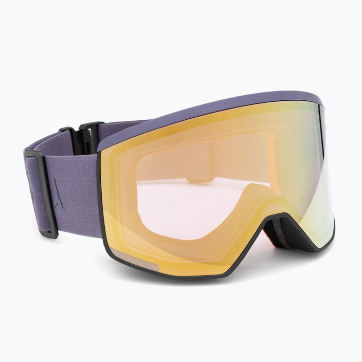 Atomic Four Pro HD Photo dark purple/amber gold ski goggles 2