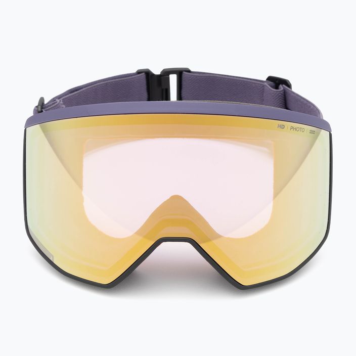 Atomic Four Pro HD Photo dark purple/amber gold ski goggles 3