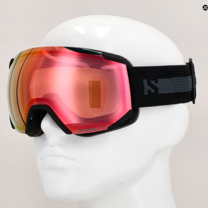 Salomon Radium Photo ski goggles black/red 10