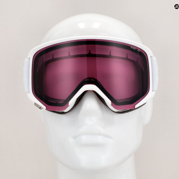 Atomic Savor white/rose ski goggles 9