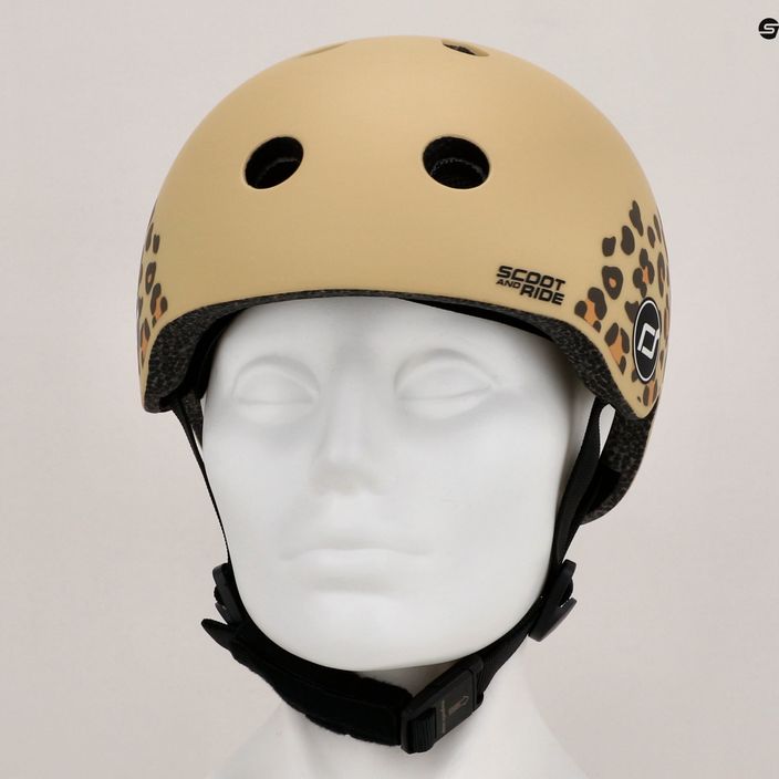 Scoot & Ride XXS-S leopard helmet 12