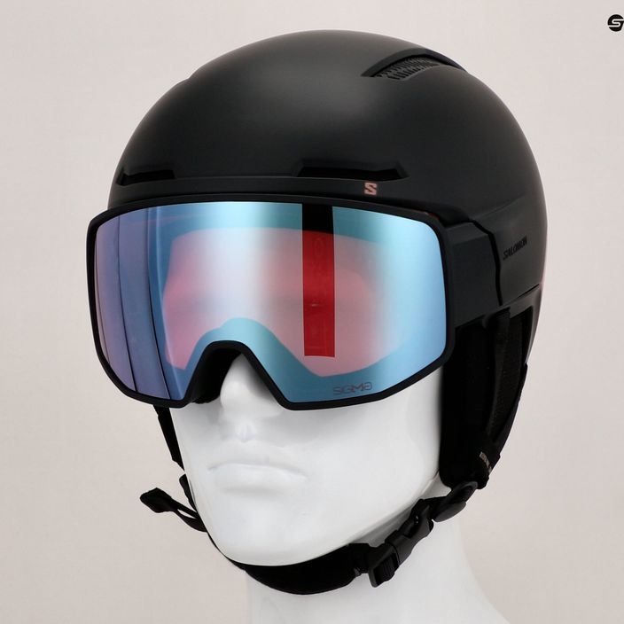 Salomon Driver Pro Sigma S2 ski helmet black/rose/gold 13