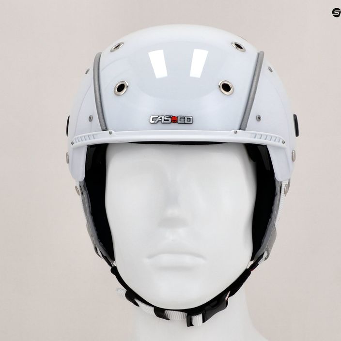 CASCO SP-3 airwolf white ski helmet 12