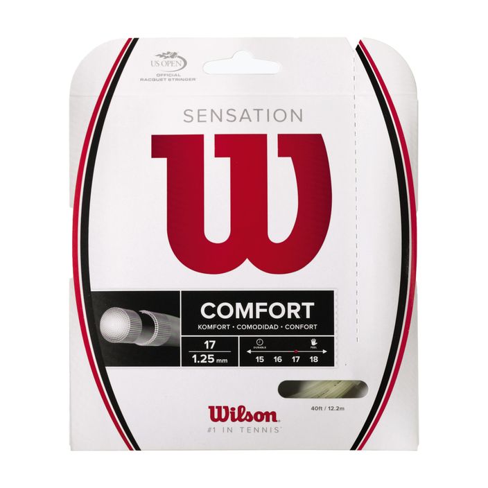 Wilson Sensation 17 tennis string 12.2m grey WRZ941100+