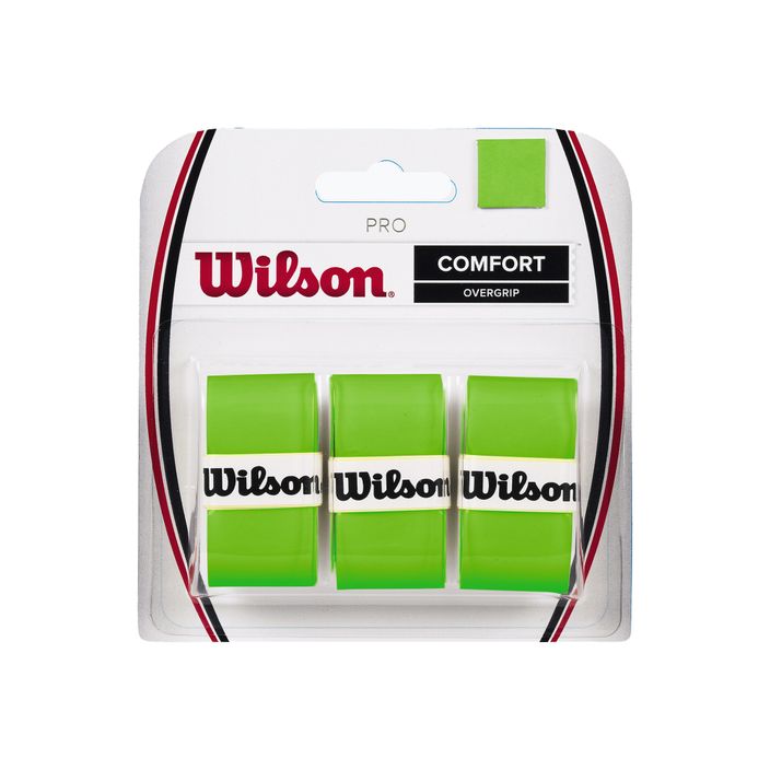 Wilson Pro Overgrip Blade tennis racket wraps 3 pcs green WRZ470810 2