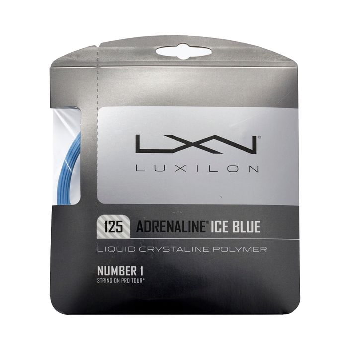 Tennis string Luxilon Adrenaline 125 Ice 12.2 m blue WRZ992501