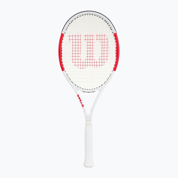 Wilson Six.One Team 95 Cvr tennis racket red and white WRT73640U
