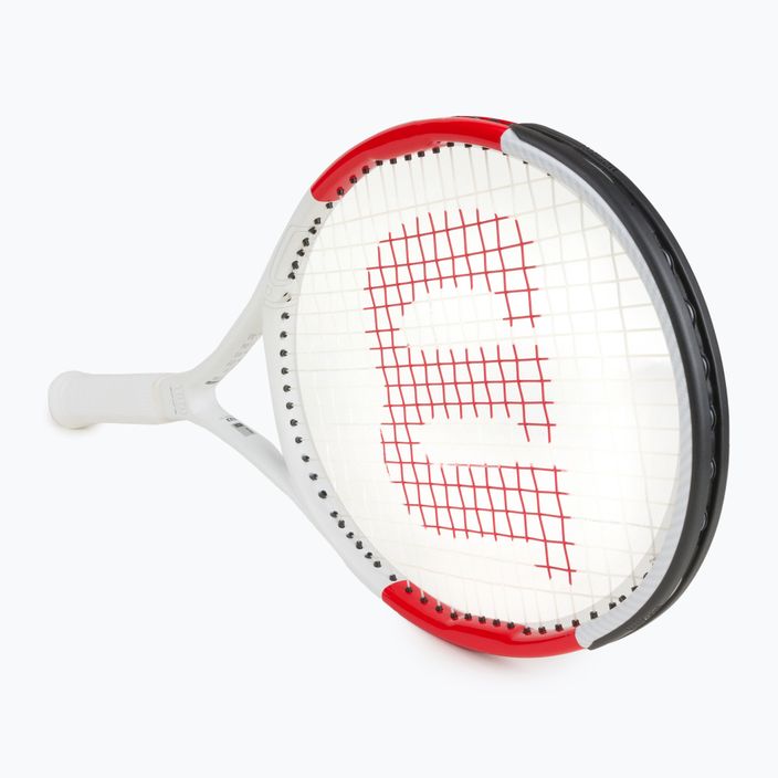 Wilson Six.One Team 95 Cvr tennis racket red and white WRT73640U 2