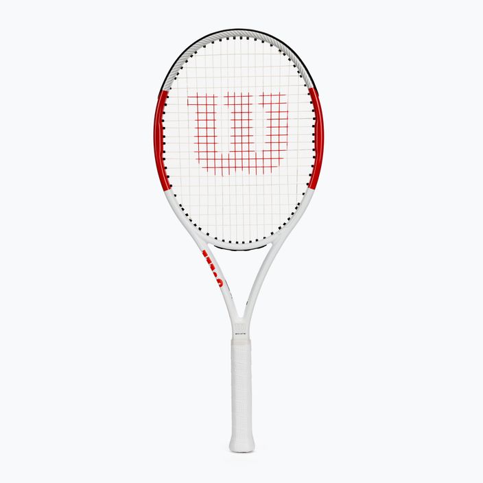 Wilson Six.One Lite 102 CVR tennis racket red and white WRT73660U
