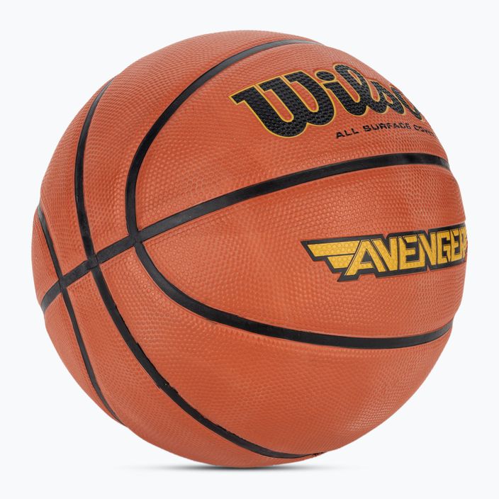 Wilson Avenger 295 orange basketball size 7 2