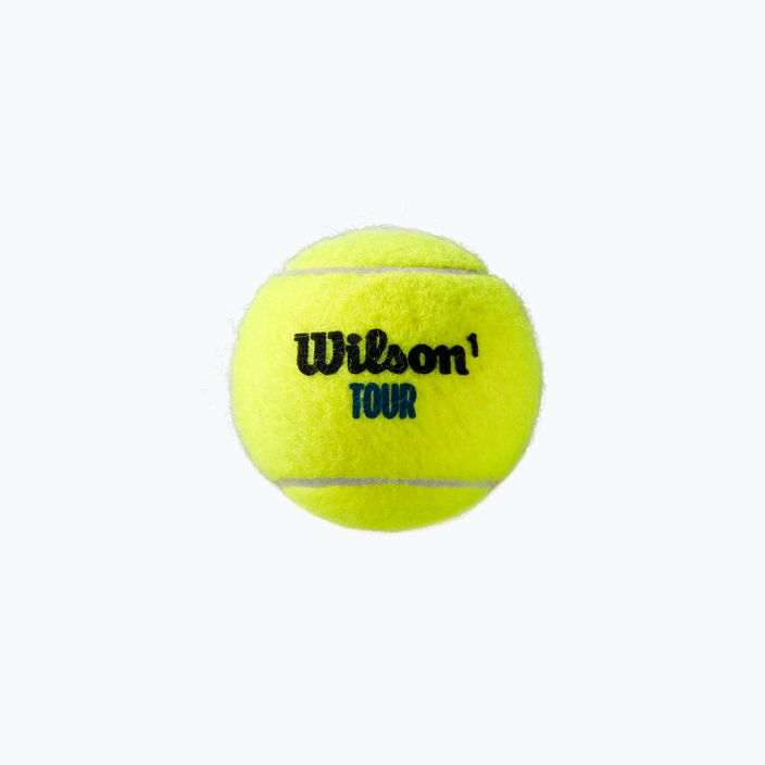 Wilson Tour Premier All Ct tennis balls 4 pcs yellow WRT119400 3