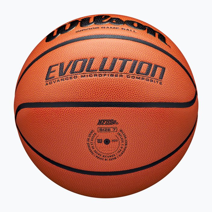 Wilson Evolution basketball brown size 7 4
