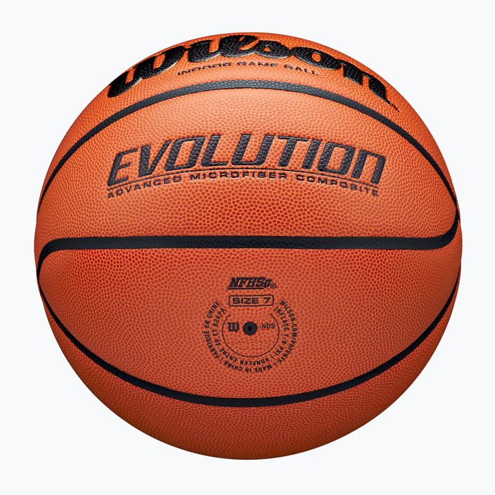 Wilson Evolution basketball brown size 6 5