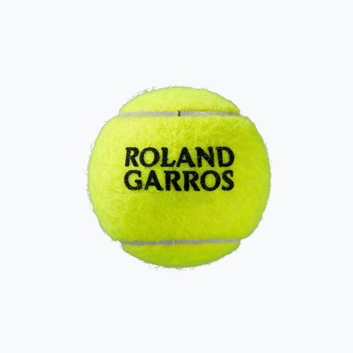 Wilson Roland Garros Clay Ct tennis balls 4 pcs yellow WRT115000 4