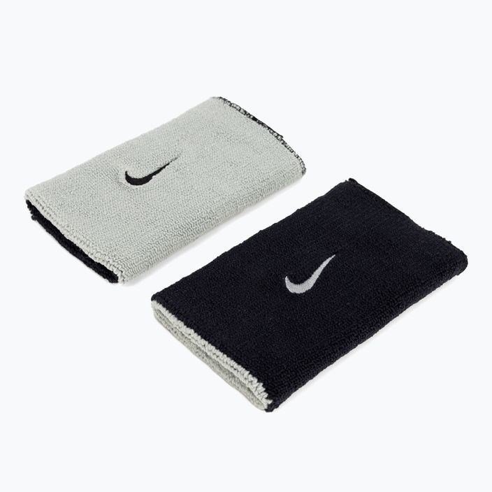 Nike Dri-Fit Doublewide Wristbands Home And Away 2 pcs black NNNB0-022