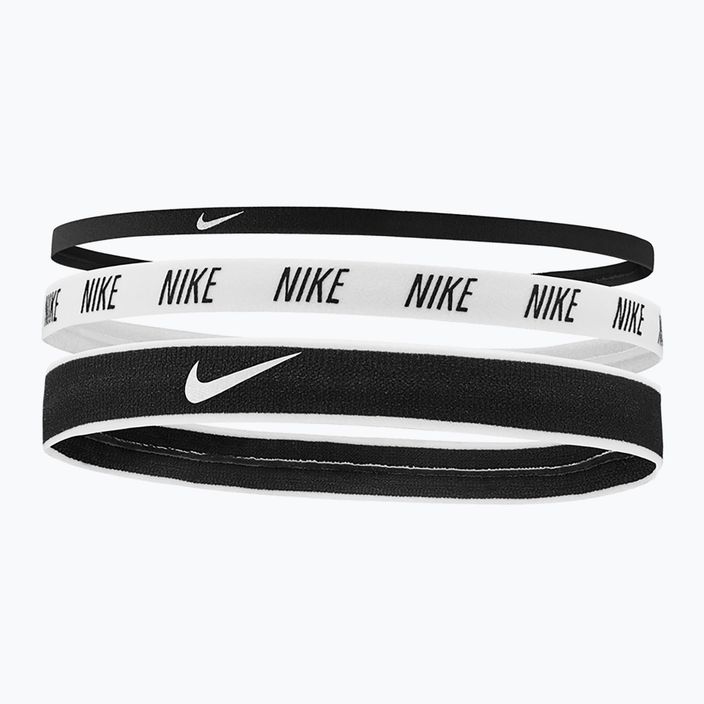Nike Tidth headbands 3 pcs black/white/black
