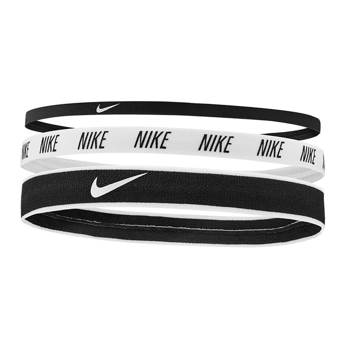 Nike Tidth headbands 3 pcs black/white/black 2