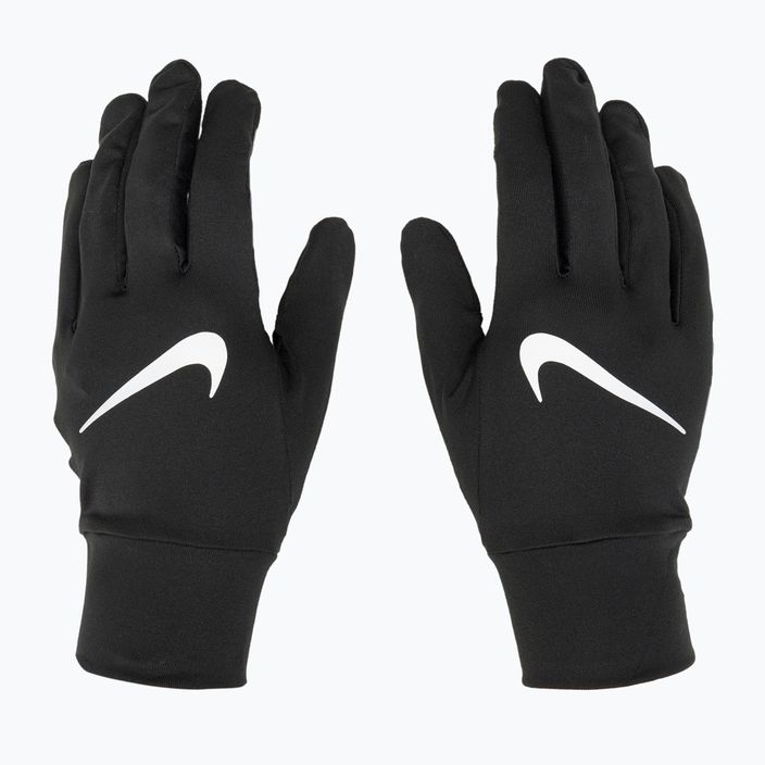 Men's Nike Accelerate RG running gloves black/black/silver 3