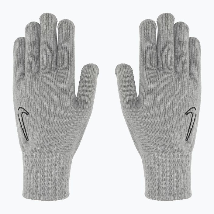 Nike Knit Tech and Grip TG 2.0 particle grey/particle grey/black winter gloves 3