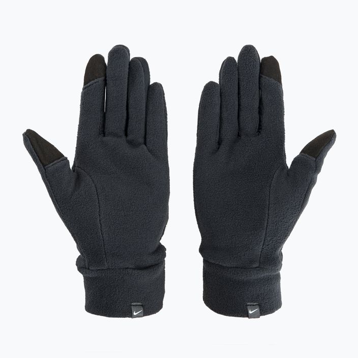 Men's Nike Fleece cap + gloves set black/black/silver 8
