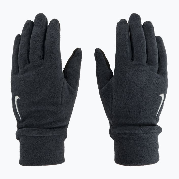 Men's Nike Fleece cap + gloves set black/black/silver 9