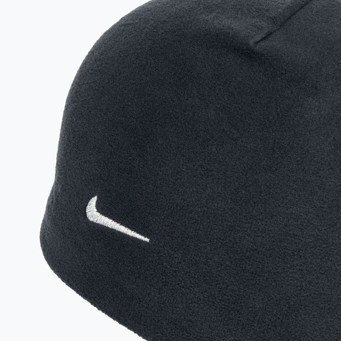 Women's Nike Fleece cap + glove set black/black/silver 5
