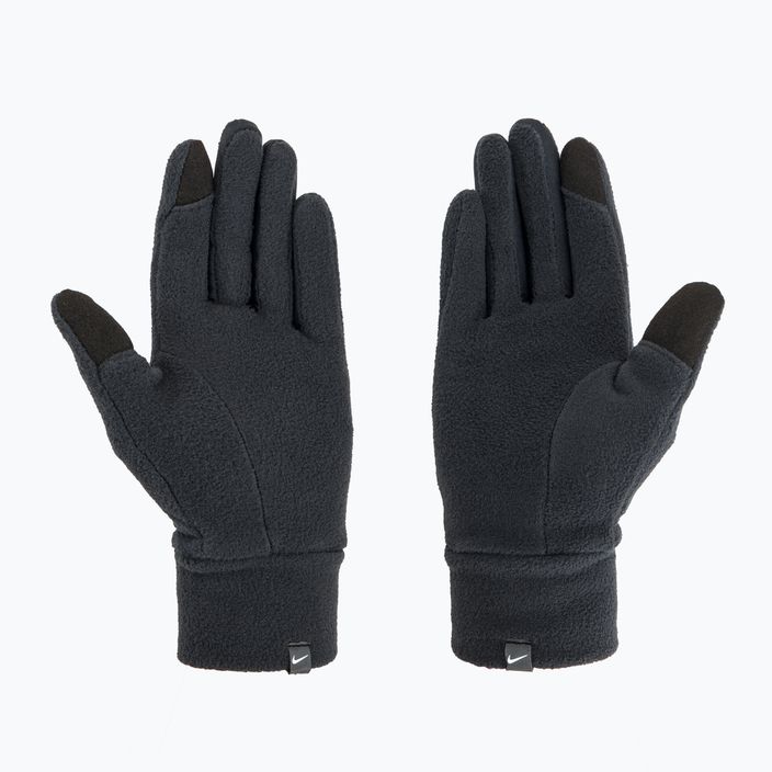 Women's Nike Fleece cap + glove set black/black/silver 8