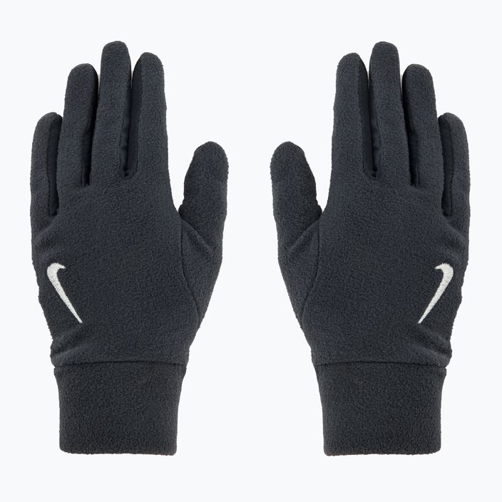 Women's Nike Fleece cap + glove set black/black/silver 9