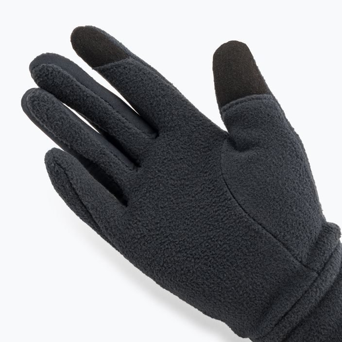 Women's Nike Fleece cap + glove set black/black/silver 10