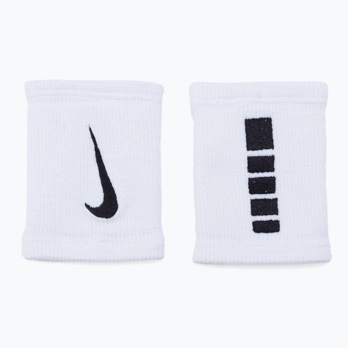 Nike Elite Doublewide wristbands 2 pcs white N1006700-101 2