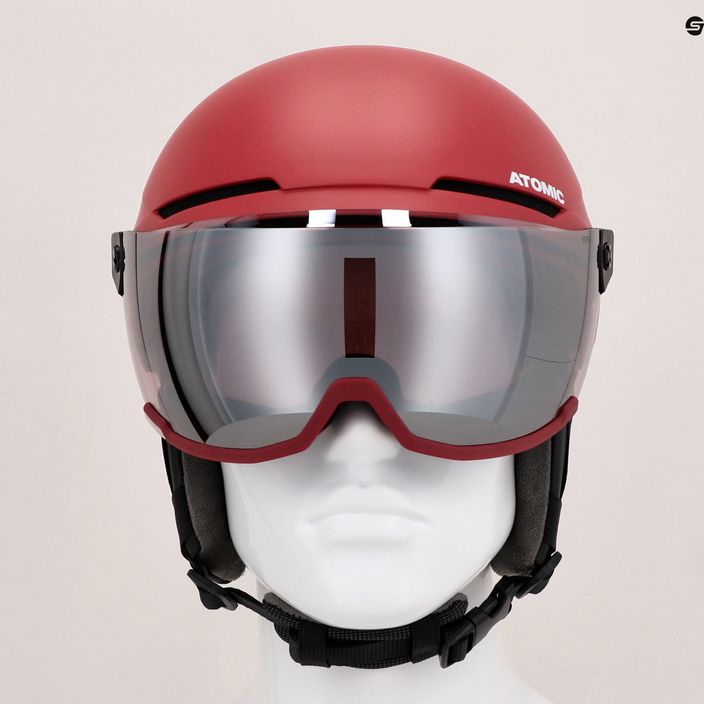 Atomic Savor Visor Stereo ski helmet dark red 9
