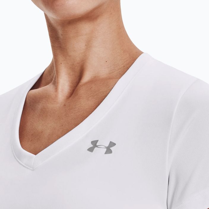 Under Armour Tech SSV women's training t-shirt - Solid white and silver 1255839 5