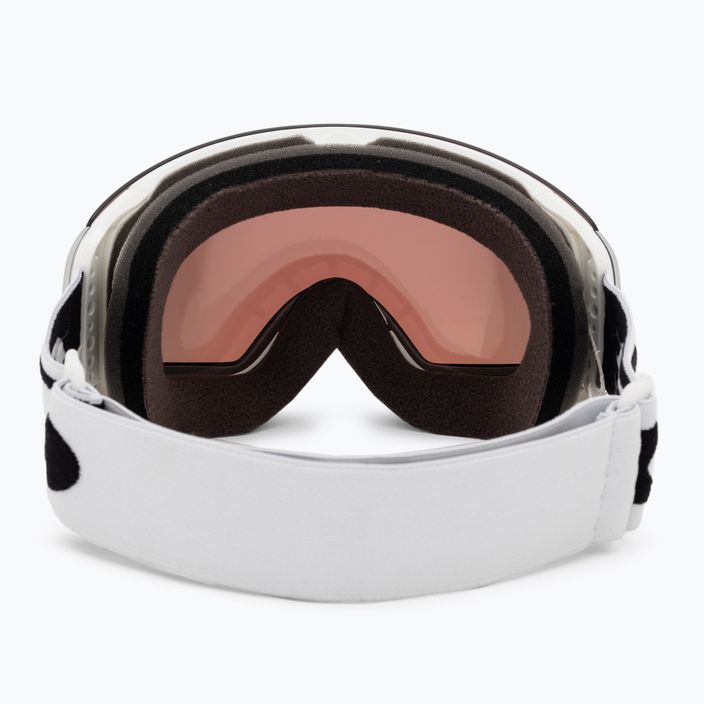 Oakley Flight Deck matte white/prizm snow torch iridium ski goggles OO7064-24 3