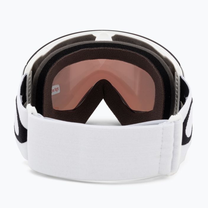 Oakley Flight Deck matte white/prizm snow torch iridium ski goggles OO7050-35 3