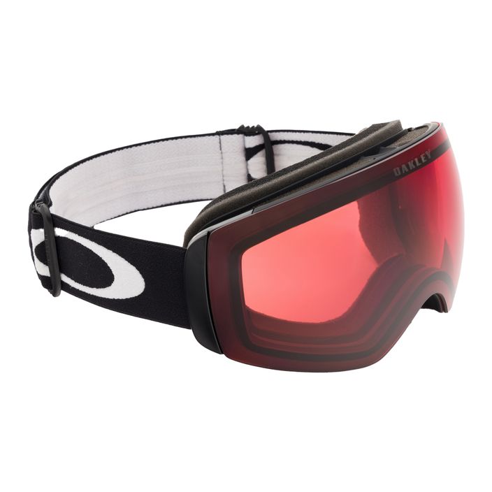 Oakley Flight Deck matte black/prizm snow hi pink iridium ski goggles OO7064-44 2