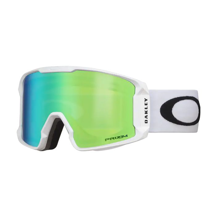 Oakley Line Miner matte white/prizm snow jade iridium ski goggles OO7070-14 5