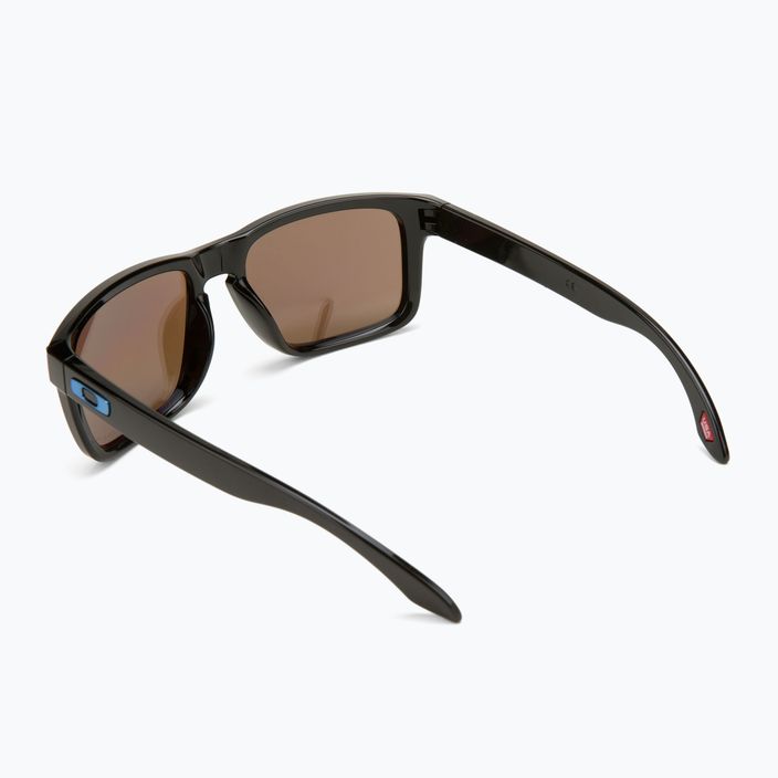 Oakley Holbrook polished black/prizm deep water polarized sunglasses 0OO9102 2