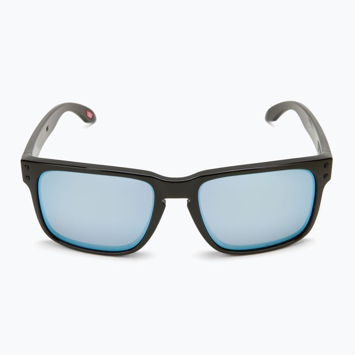 Oakley Holbrook polished black/prizm deep water polarized sunglasses 0OO9102 3