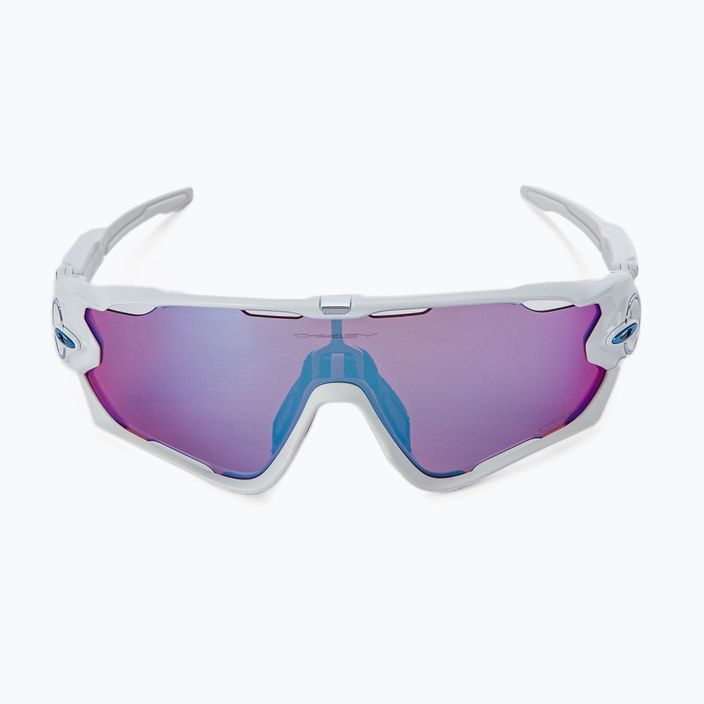 Oakley Jawbreaker polished white/prizm snow sapphire cycling glasses 0OO9290 5