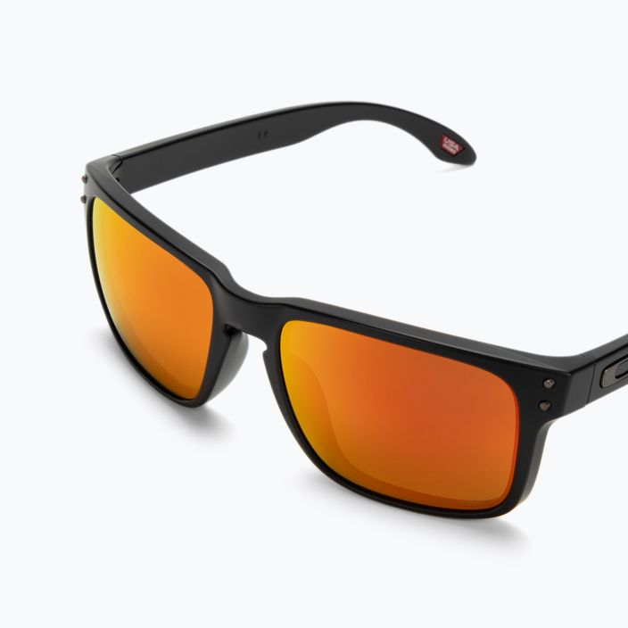 Oakley Holbrook matte black/prizm ruby sunglasses 0OO9102-E255 5