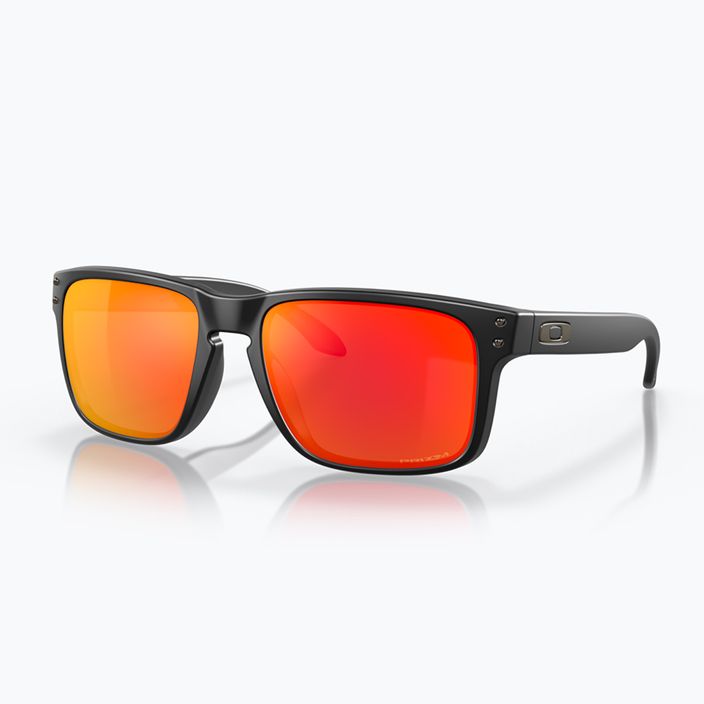 Oakley Holbrook matte black/prizm ruby sunglasses 0OO9102-E255 6