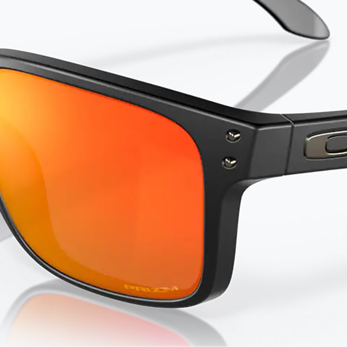 Oakley Holbrook matte black/prizm ruby sunglasses 0OO9102-E255 11