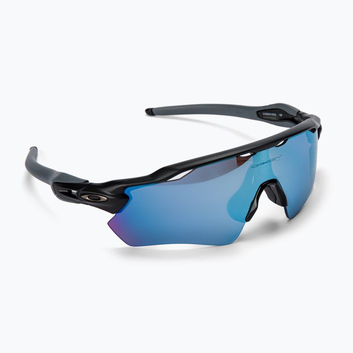 Oakley Radar EV Path matte black/prizm deep water polarized cycling glasses 0OO9208