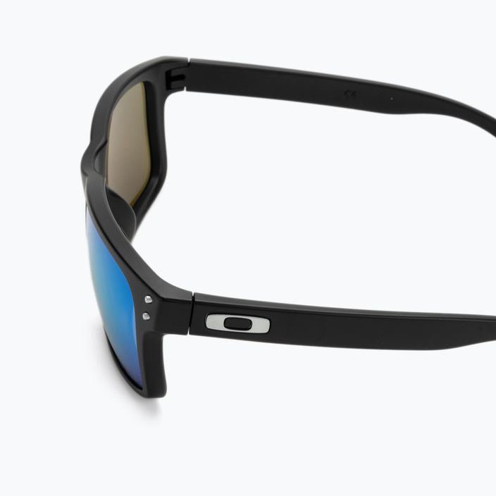 Oakley Holbrook matte black/prizm sapphire polarized sunglasses 4