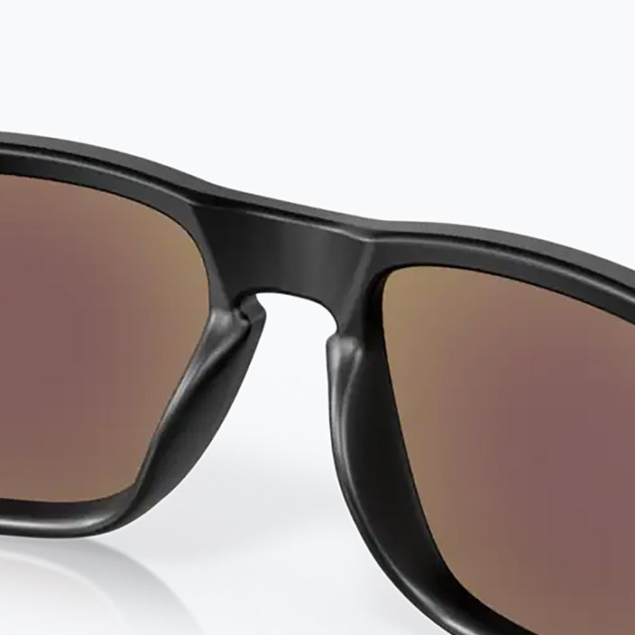 Oakley Holbrook matte black/prizm sapphire polarized sunglasses 12