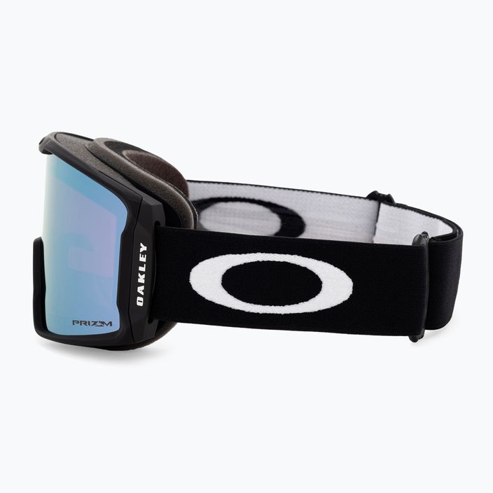 Oakley Line Miner matte black/prizm snow sapphire iridium ski goggles OO7093-03 4