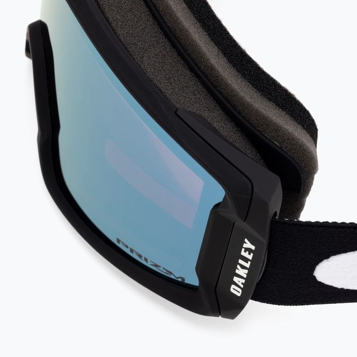 Oakley Line Miner matte black/prizm snow sapphire iridium ski goggles OO7093-03 5