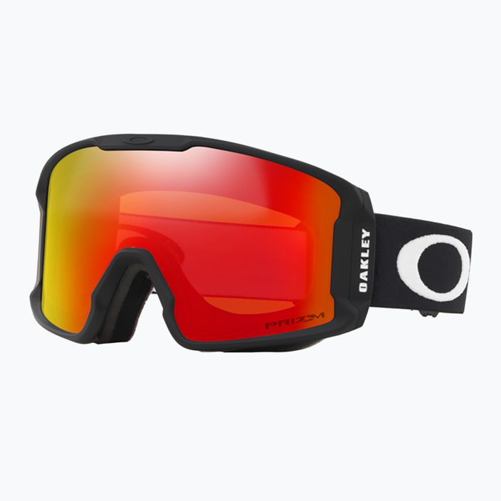 Oakley Line Miner matte black/prizm snow torch iridium ski goggles OO7093-04 9