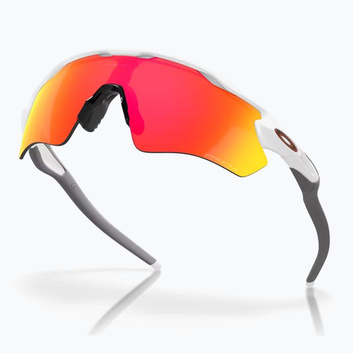 Oakley Radar EV Path sunglasses polished white/prizm ruby 4